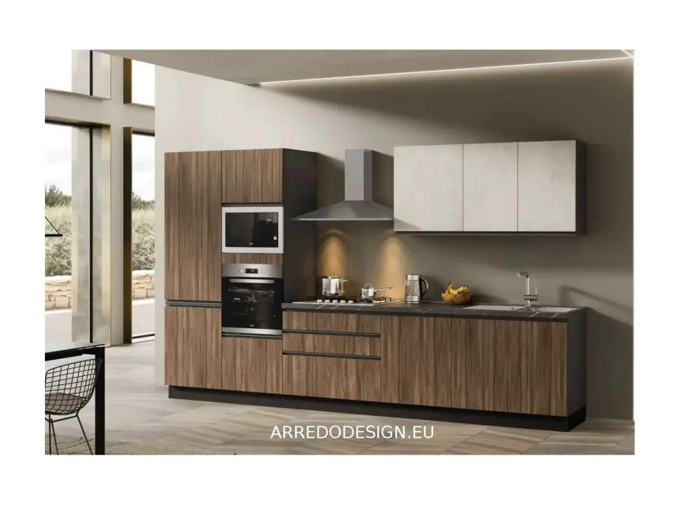 Cucina altri colori moderna lineare Net cucine Era a soli 3730 Euro