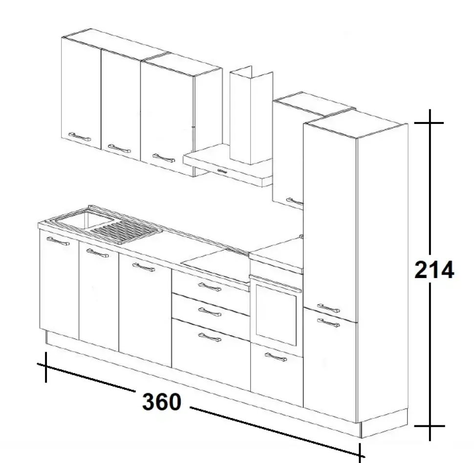 Cucina altri colori moderna lineare &tradition Essenza a soli 4153 Euro