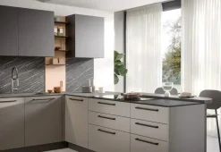 Cucina altri colori moderna lineare Domino Prima cucine scontata