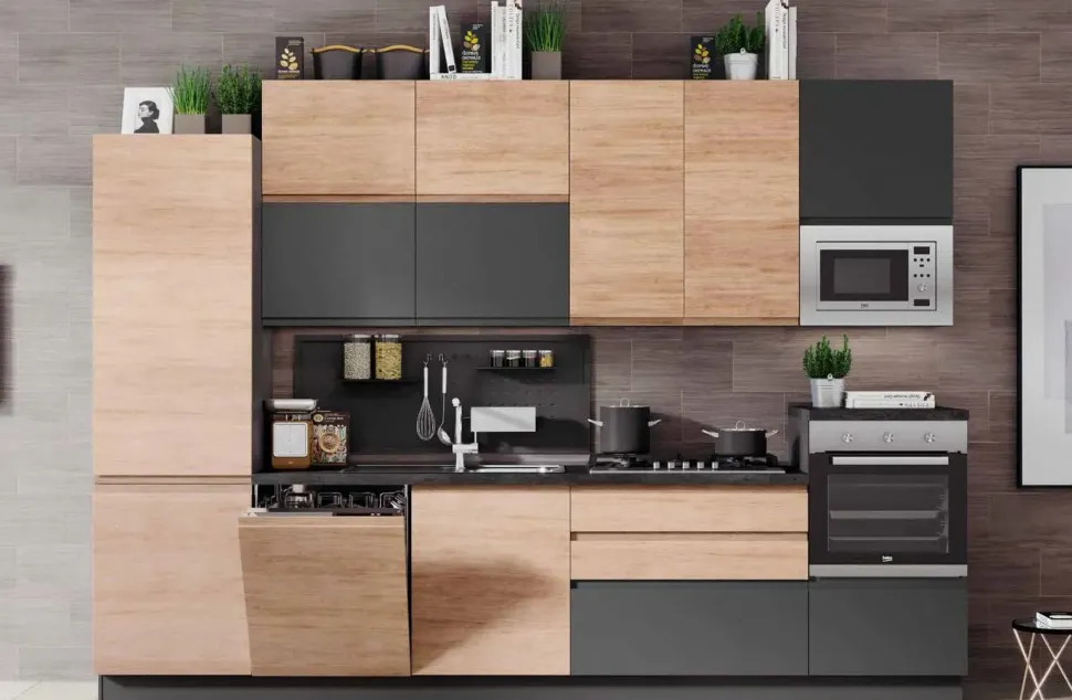 Cucina altri colori moderna lineare Cucina new kelly 330e Artigianale in offerta