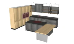 Cucina altri colori moderna con penisola Noah Prima cucine a soli 9220 Euro