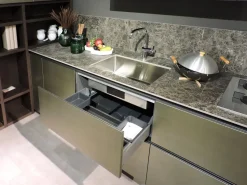 Cucina altri colori moderna ad angolo Logica 2.2 l90 Valdesign in offerta