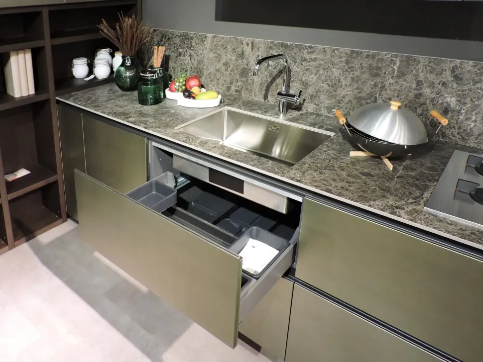 Cucina altri colori moderna ad angolo Logica 2.2 l90 Valdesign in offerta