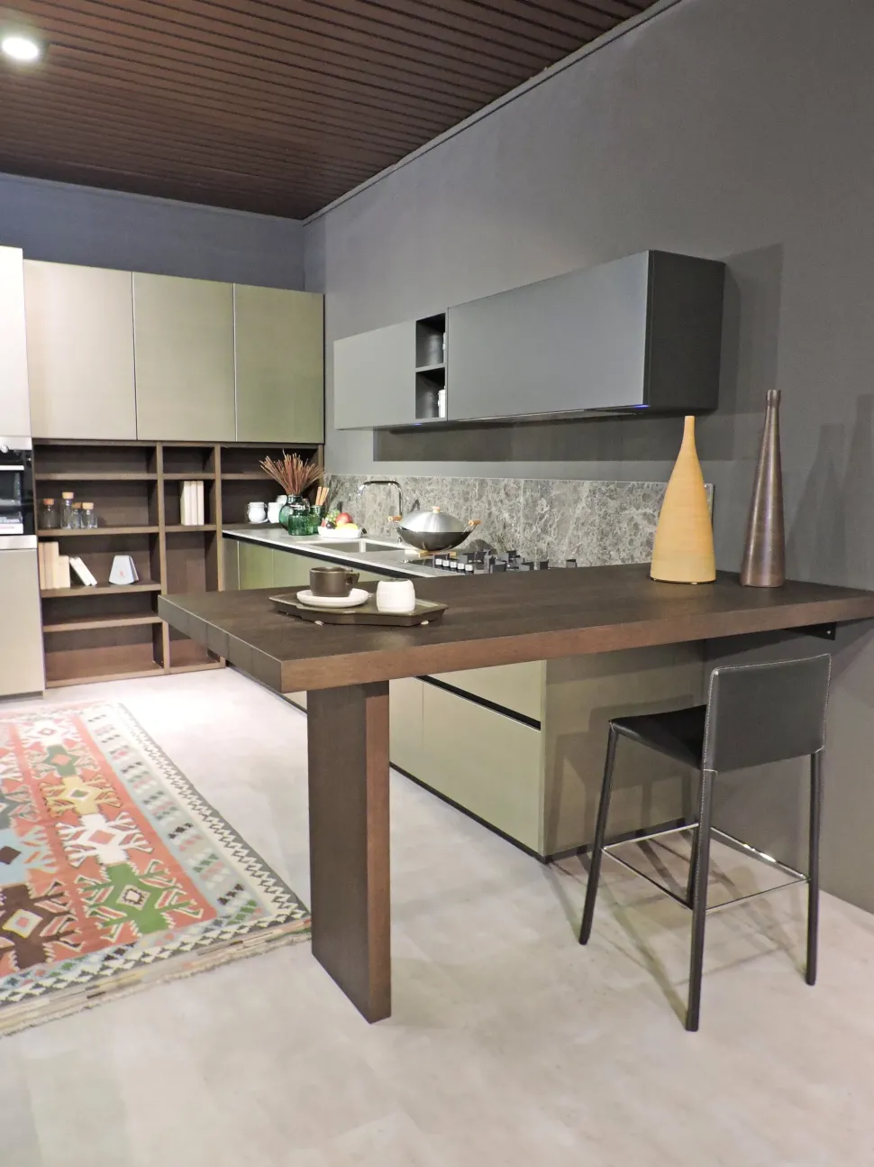 Cucina altri colori moderna ad angolo Logica 2.2 l90 Valdesign in offerta