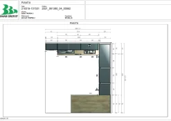 Cucina altri colori moderna ad angolo Tropea dm0683 Imab in Offerta Outlet