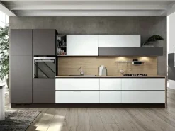 Cucina An design grigio lineare Arredo3 scontata 38%