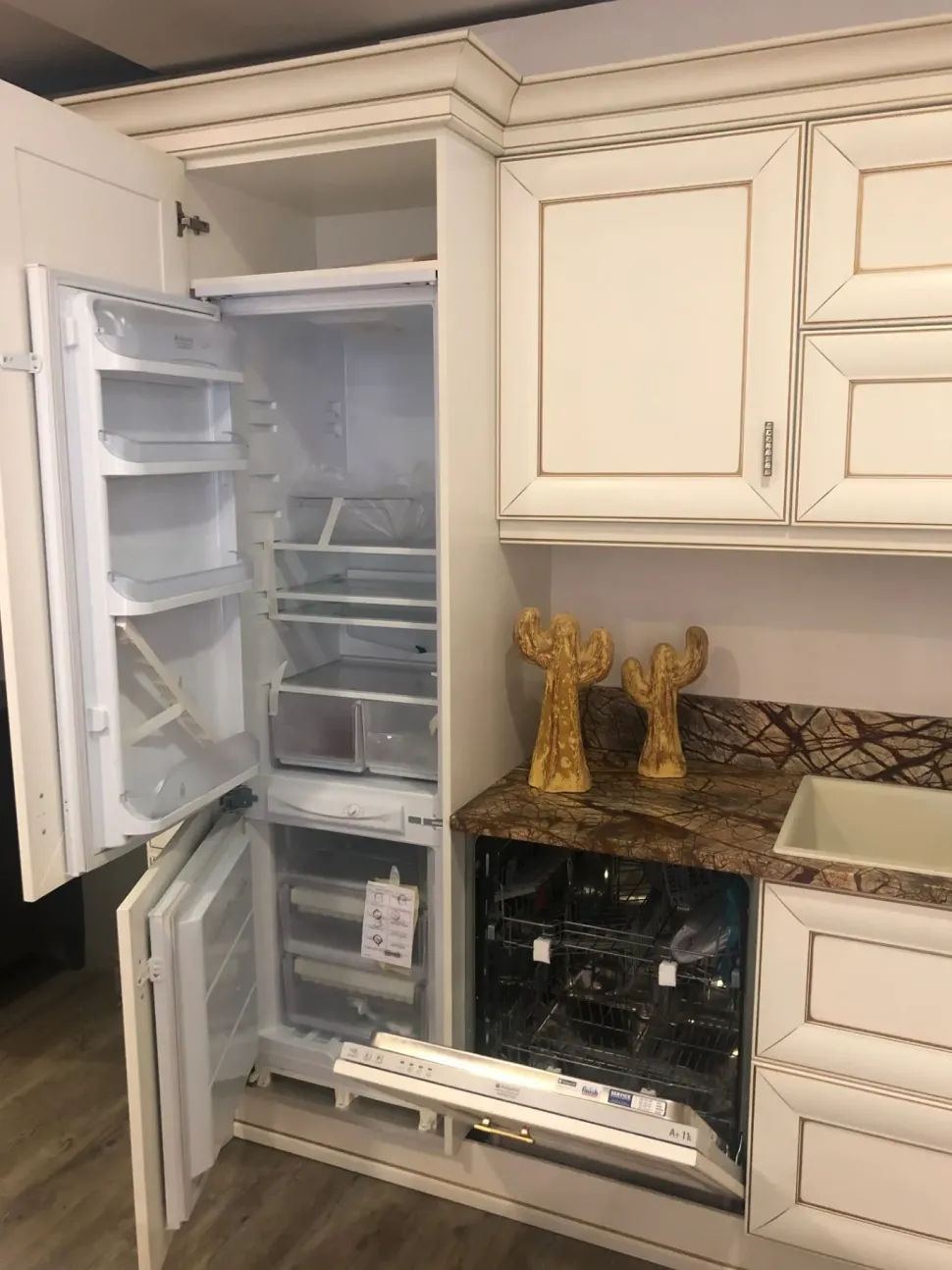 Cucina Anna classica bianca ad angolo Arrex