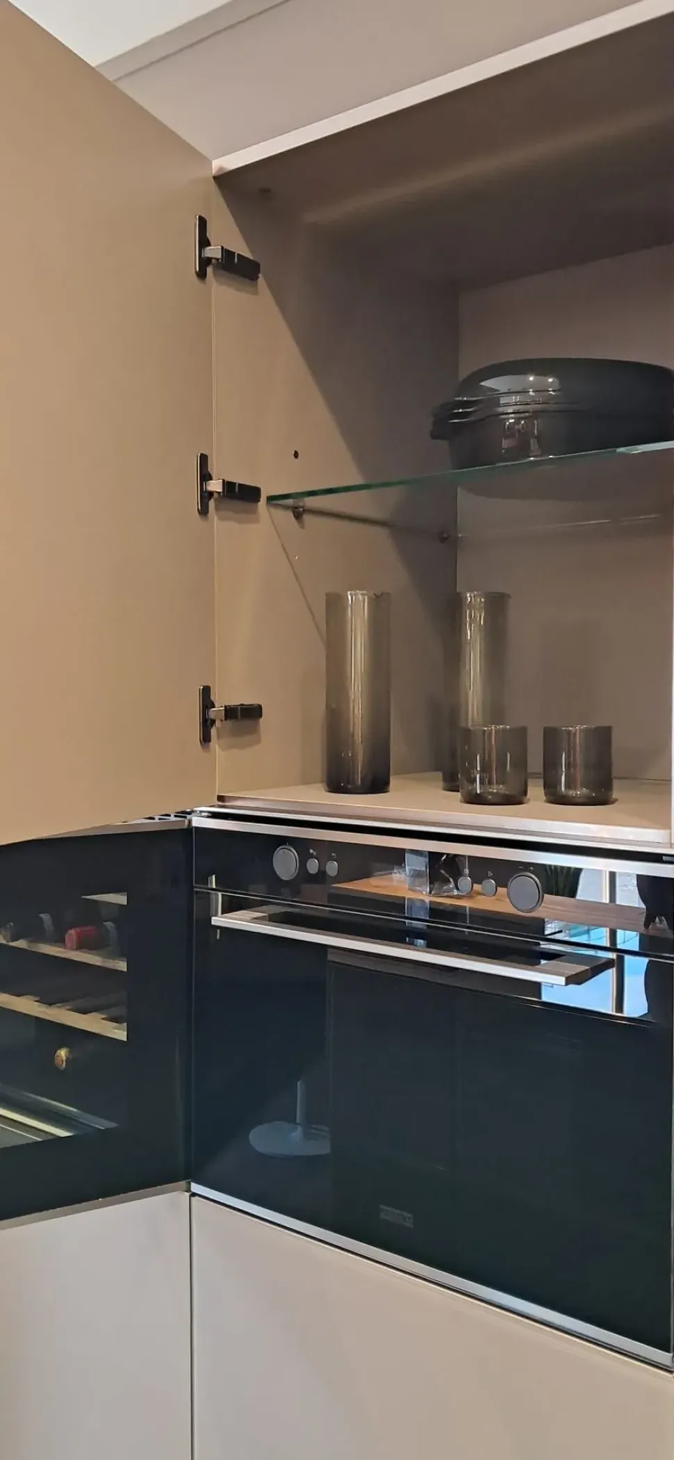 Cucina antracite design con isola Lago Cucina lago