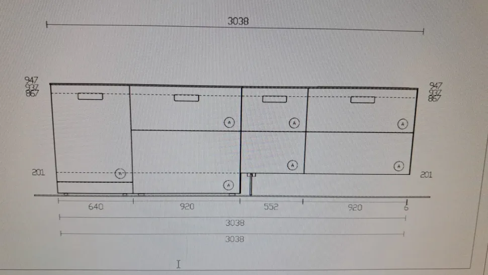 Cucina antracite design con isola Lago Cucina lago