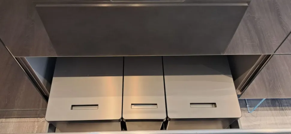 Cucina antracite design con isola Lago Cucina lago