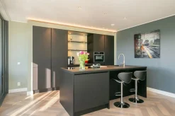 Cucina antracite design con isola Ingrosso cucine moderne icm82 Primopiano cucine in Offerta Outlet