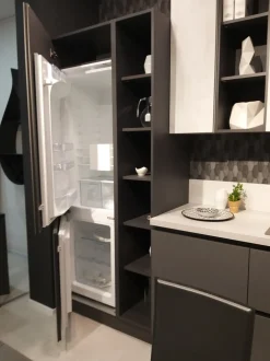 Cucina antracite moderna lineare Easy Ar