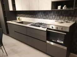 Cucina antracite moderna lineare Easy Ar