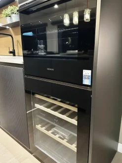 Cucina antracite moderna con isola Aliant Stosa a soli 21800 Euro