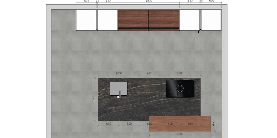 CUCINA Aran ad isola Lab13 SCONTATA