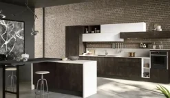 CUCINA Aran con penisola Ginevra SCONTATA 45%