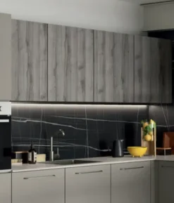 Cucina Ar-due moderna ad angolo altri colori in laminato materico Easy 6