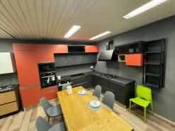 Cucina Aria design altri colori Febal ad angolo scontata 55%