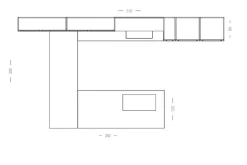 Cucina Arredo3 classica con isola grigia in legno Frida 2