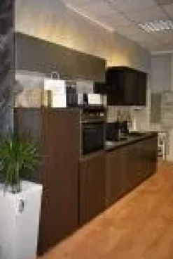 Cucina Arredo3 country lineare grigio in laccato opaco Factory