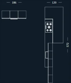 Cucina Arredo3 country lineare bianca in laccata Mhid_maiocchi