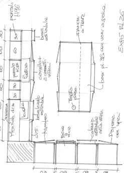 Cucina Arredo3 design con isola grigia in laccata opaco Time