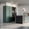 Cucina Arredo3 design con isola altri colori in laminato opaco Cloe
