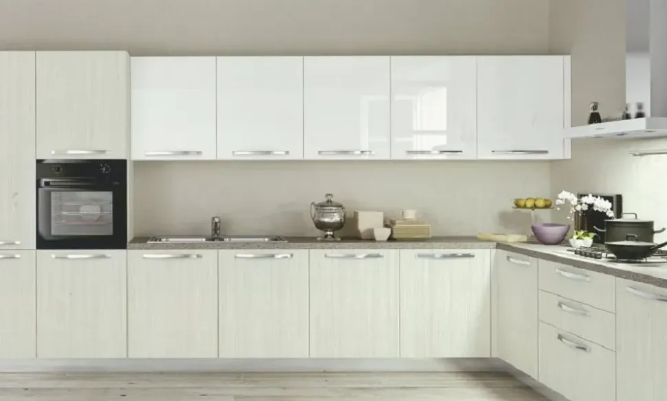 Cucina Arredo3 moderna ad angolo altri colori in laminato materico Cucina modello cloe della arredo3 cucine