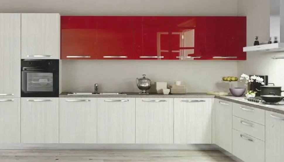 Cucina Arredo3 moderna ad angolo altri colori in laminato materico Cucina modello cloe della arredo3 cucine