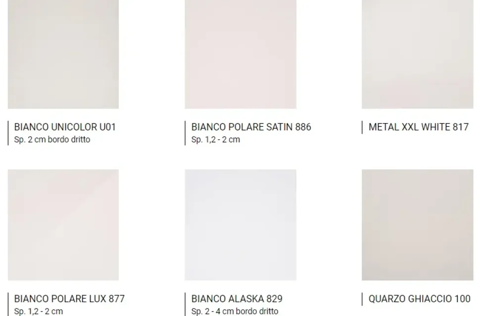 Cucina Arredo3 moderna con penisola bianca in laccata opaco Round