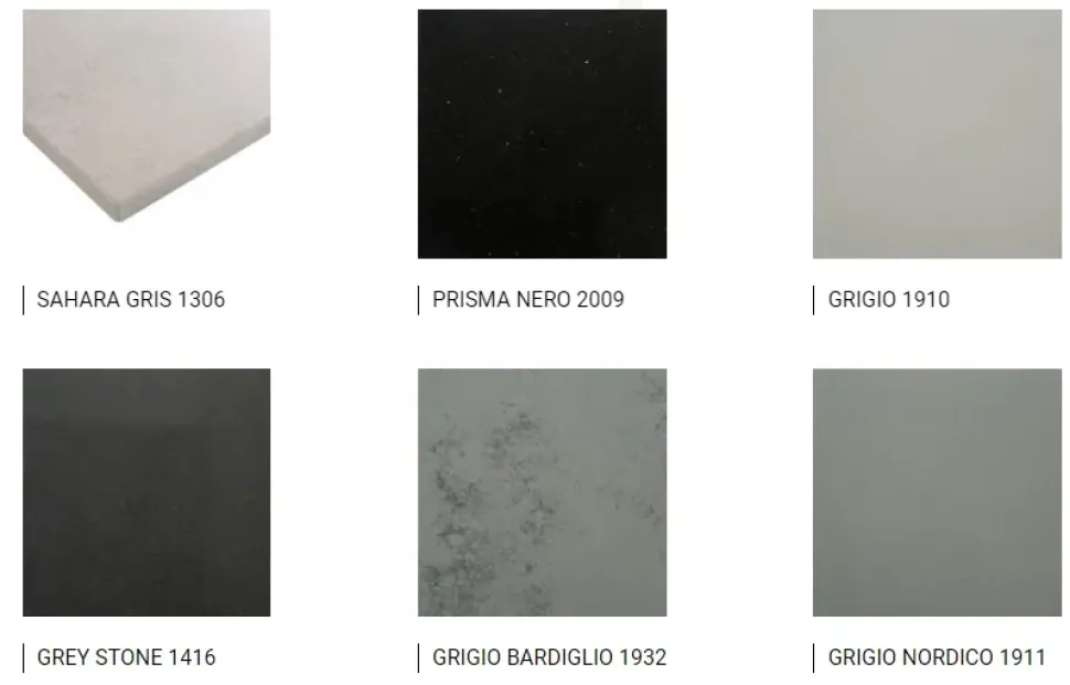 Cucina Arredo3 moderna con penisola bianca in laccata opaco Round