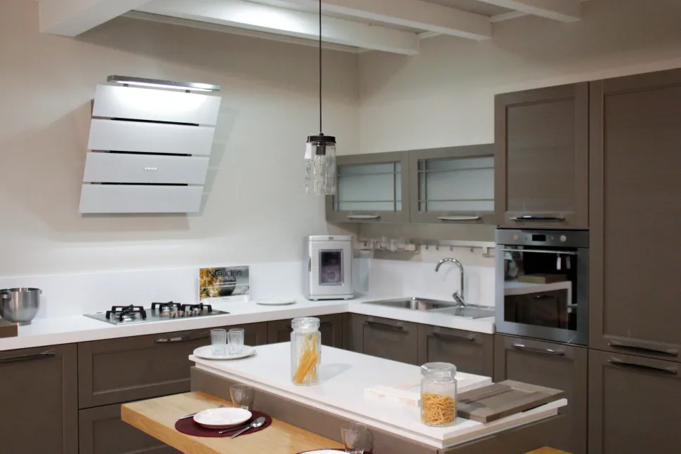 Cucina Arrex Bianca Inglese Legno