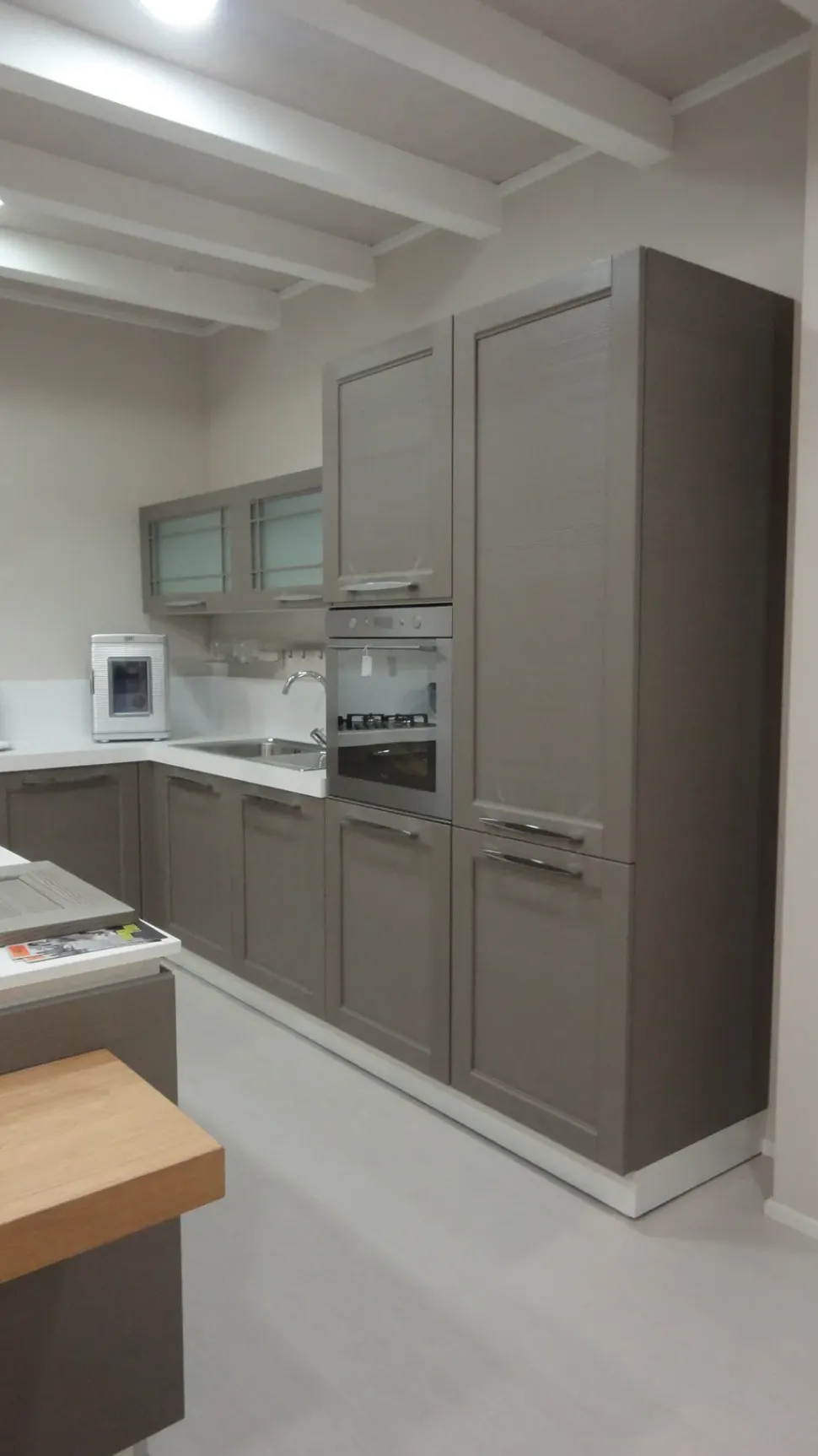 Cucina Arrex Bianca Inglese Legno