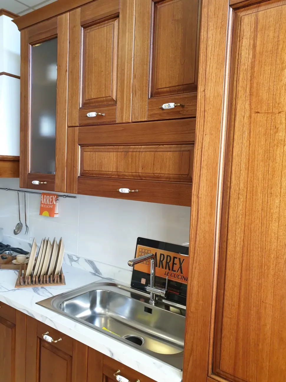 Cucina Arrex classica lineare noce in legno Cucina noce classica lineare nora legno arrex