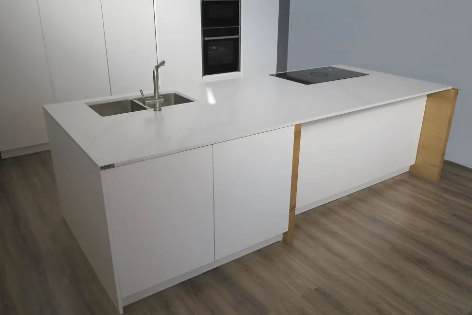 CUCINA Artigianale ad isola U810 cristal SCONTATA