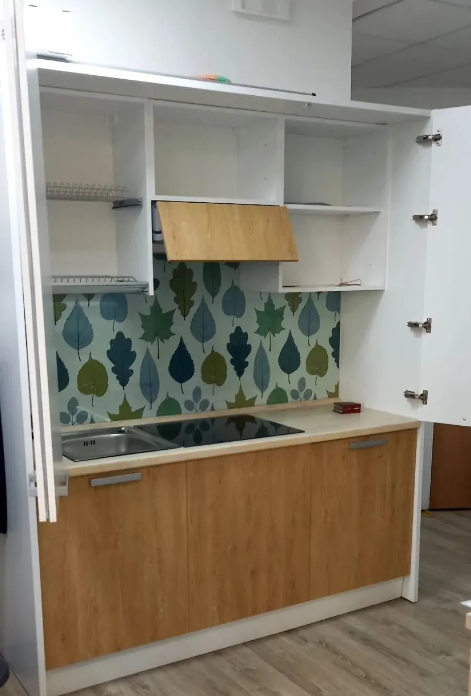 CUCINA Artigianale Cucina artica 185 rovere PREZZO OUTLET scontata 25%