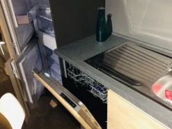 CUCINA Artigianale lineare Rovere antracite SCONTATA 44%