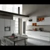 Cucina Artigianale moderna lineare bianca in laminato opaco Delicata