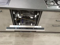 Cucina Artigianale moderna lineare altri colori in melaminico Cucina kira cm 360 h 216