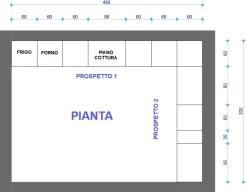 CUCINA Astra con penisola Line  SCONTATA