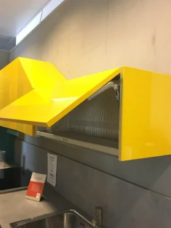 Cucina azzurra moderna lineare Alicante Febal in Offerta Outlet