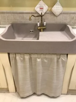 Cucina bianca classica ad angolo Certosa Febal