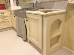 Cucina bianca classica ad angolo Certosa Febal