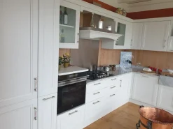 Cucina bianca country ad angolo Granducato Collezione esclusiva scontata