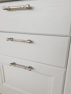 Cucina bianca country ad angolo Granducato Collezione esclusiva scontata