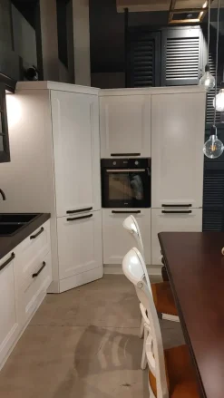 Cucina bianca country ad angolo Cucina aran ylenia Aran scontata