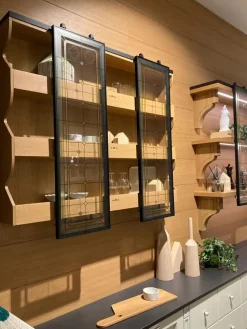 Cucina bianca country ad isola Portrait Aster in Offerta Outlet.