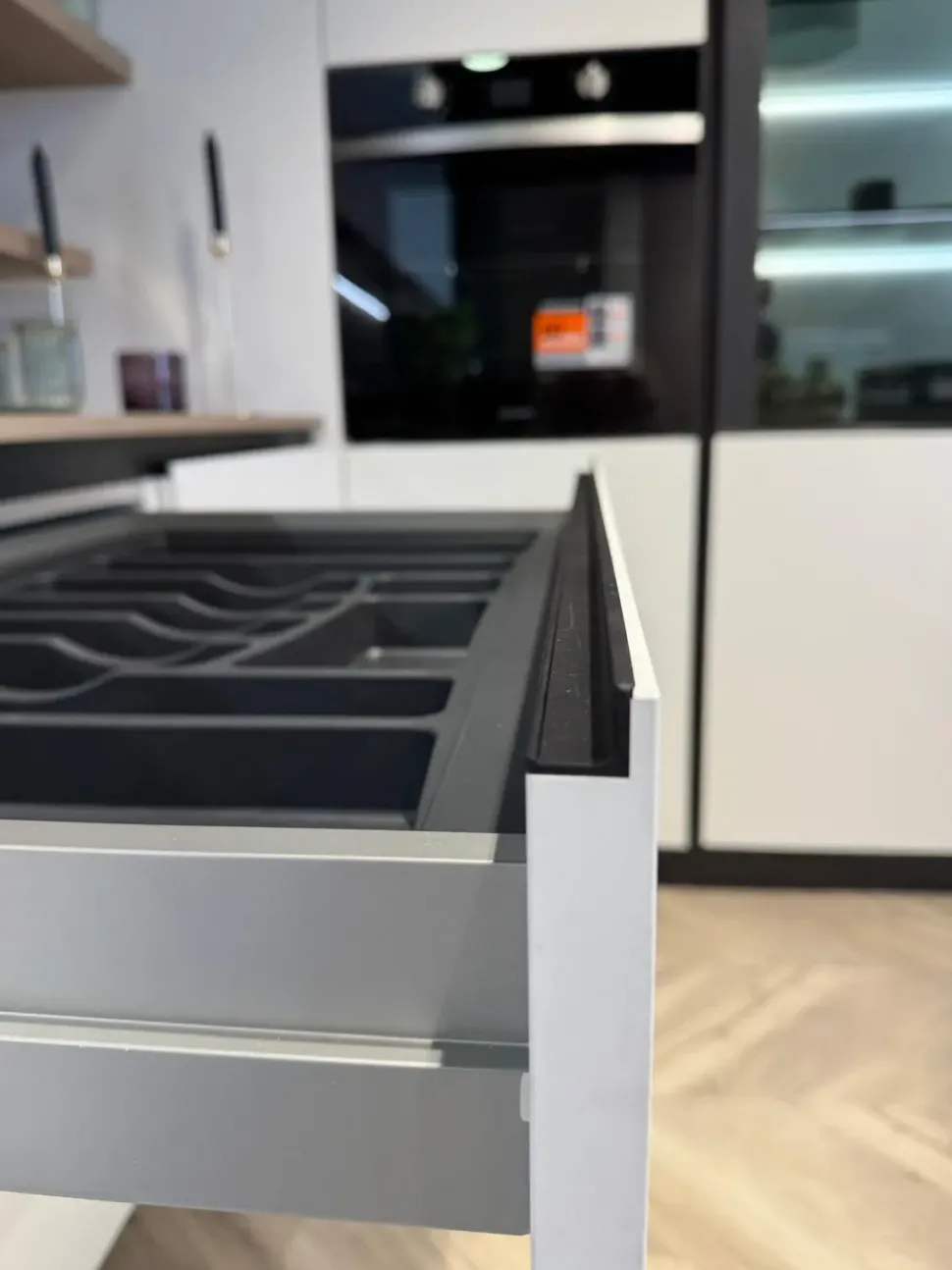 Cucina bianca design ad angolo Stosa Young