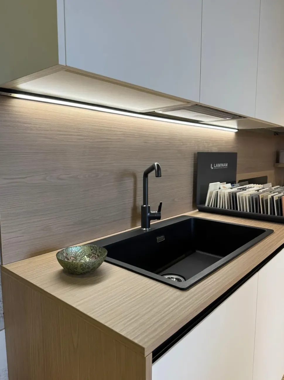 Cucina bianca design ad angolo Stosa Young