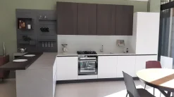 Cucina bianca design ad angolo Un design Ar